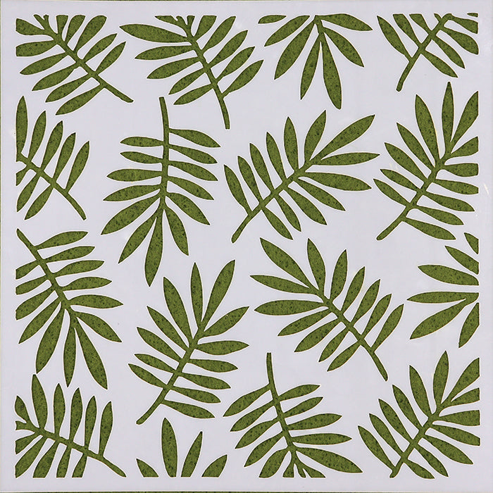 leaf design art stencil for printmaking