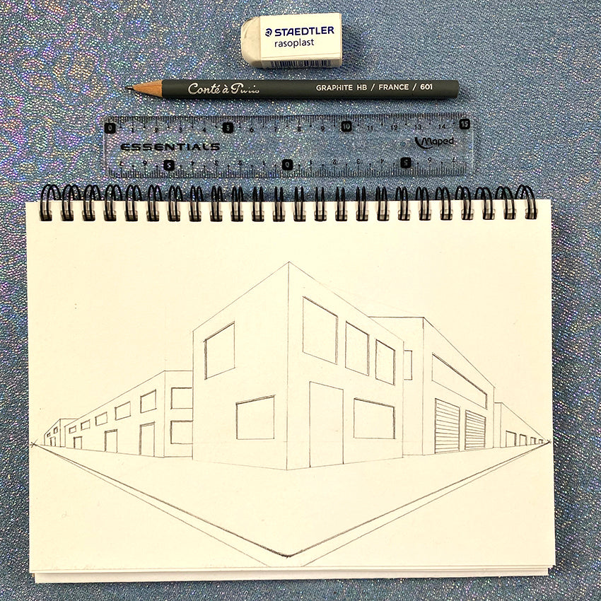 10 minute art teacher perspective drawing