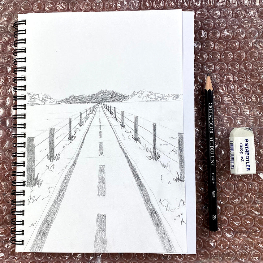 one point perspective drawing