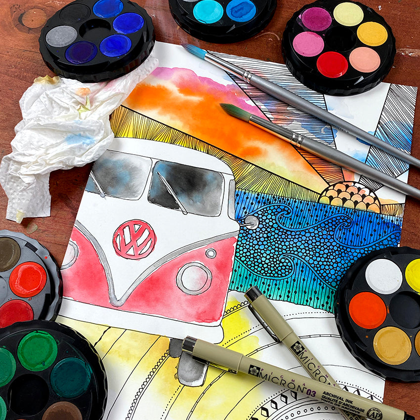 February | Wine & Untangle | Paint and Sip