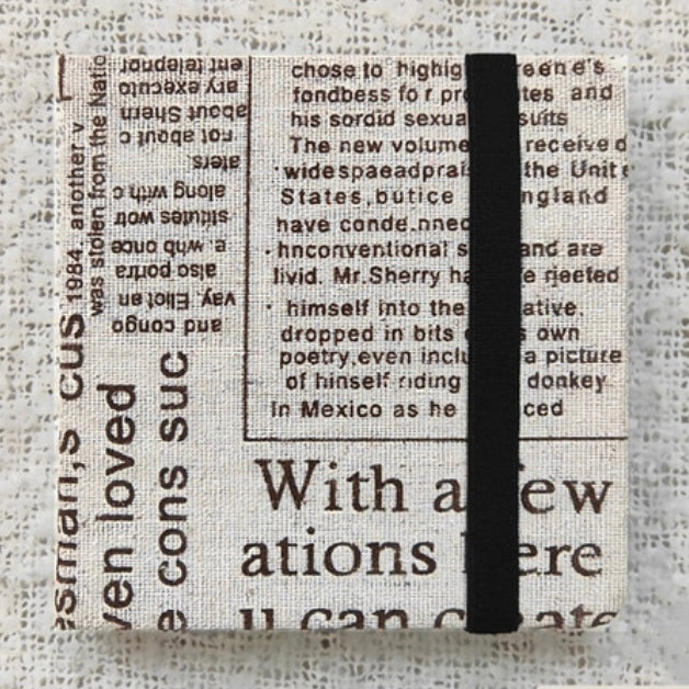 Mini Travel Mixed Media Sketchbook | Fabric Bound | Art Journal