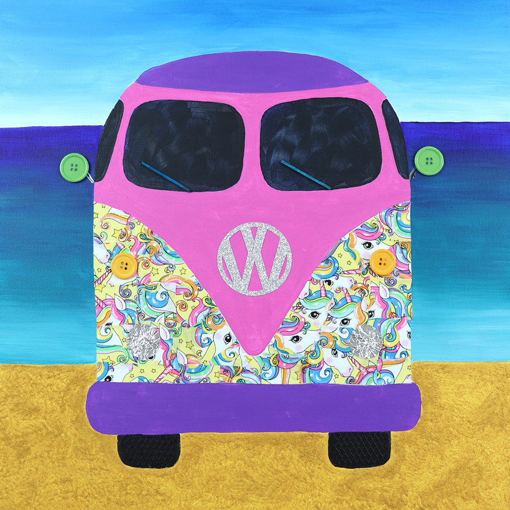 Unicorn Kombi Canvas